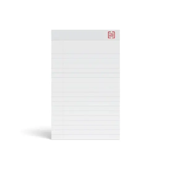 Sustainable Earth Notepads 5" x 8" Wide White 50 Sheets/Pad 12 Pads/PK (19938) 886428 image {2}