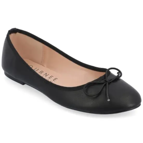Journee Collection Womens Vika Slip On Round Toe Ballet Flats image {9}