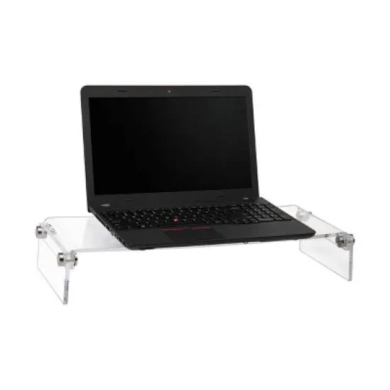 Mind Reader Acrylic Monitor Stand Clear image {3}