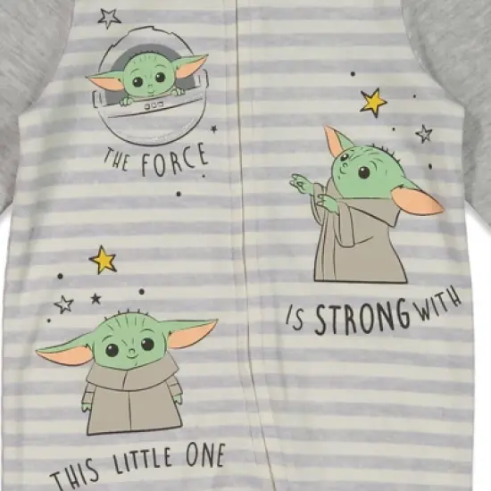 Star Wars The Child Baby Sleep N' Play Coverall Bib Blanket and Hat 4 Piece Outfit Set Newborn image {6}