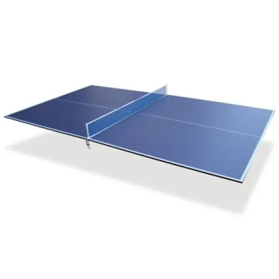 Sevobal Game Table 9ft Foldable Ping Pong Conversion Top Table Tennis Surface for Indoor Use and Game Rooms, Blue, 108"*60"*3" image {5}