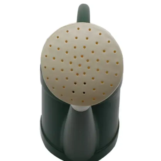 The HC Companies Standard Watering Can, Small Plastic Garden Water Pot for Indoor Outdoor Plants and Flowers, 2 Gallon, Green image {3}