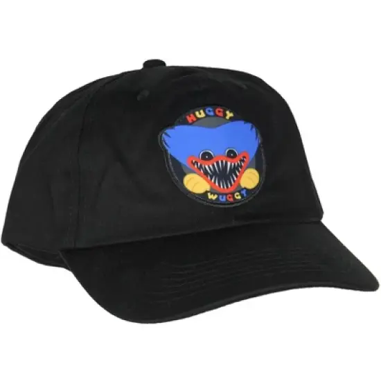 Poppy Playtime Huggy Wuggy Adjustable OSFM Dad Hat Cap for Men and Women Black image {2}