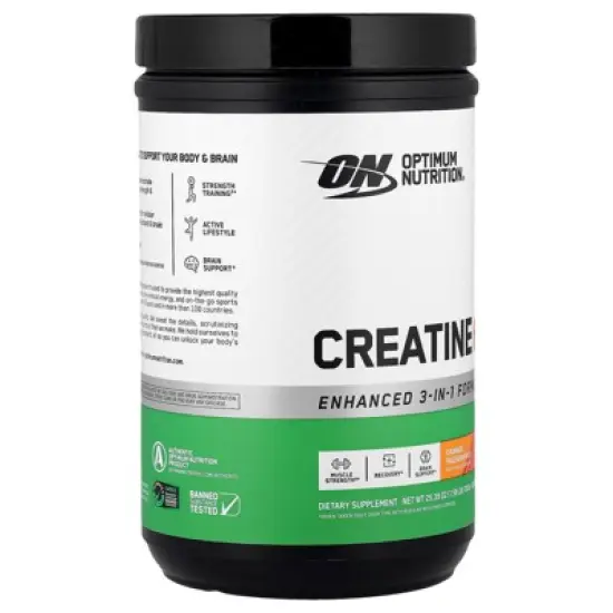 Optimum Nutrition Creatine+, Orange Passionfruit, 1.58 lb (720 g) image {3}