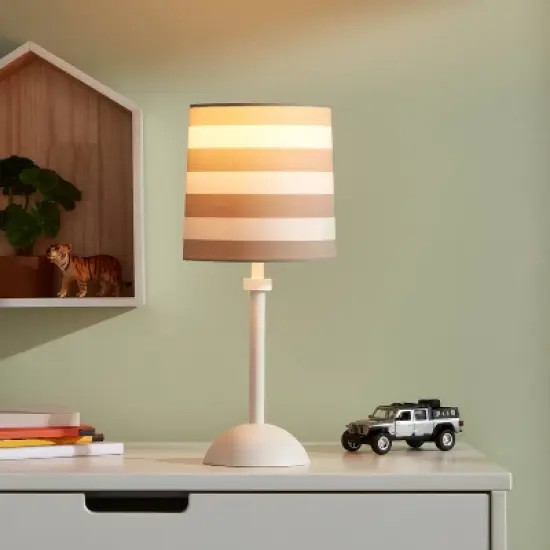 Striped Kids' Accent Lamp Gray - Pillowfort&trade; image {2}
