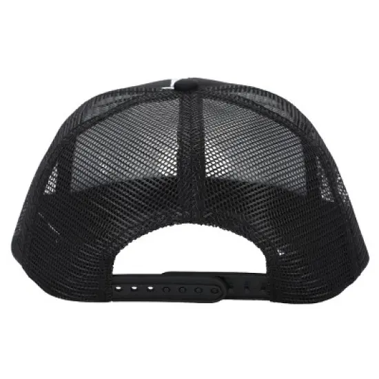 Spider-Man Pink Spidey Logo with Black-and-White Background Black Foam Trucker Hat image {4}