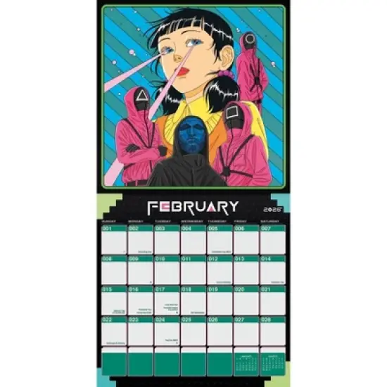 Netflix 2026 Squid Game 12"x12" Wall Calendar image {2}