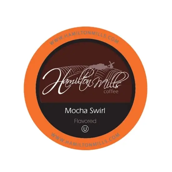Hamilton Mills Mocha Swirl Flavored CoffeePods,Compatible Keurig2.0 Brewers,40Ct image {11}