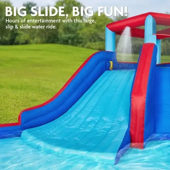 Sunny & Fun Large Inflatable Kids Backyard Water Slide Park  image {3}