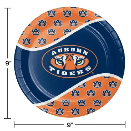 Auburn University Collegiate Tailgate Party Kit 8ct image {2}
