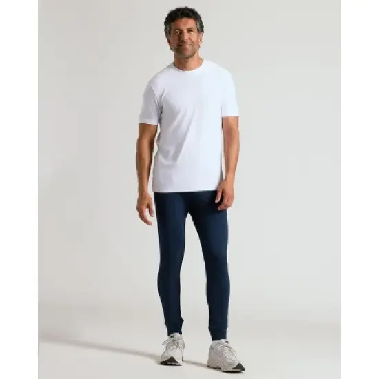 Men's Dark Heather Navy Active Joggers - True Classic image {9}