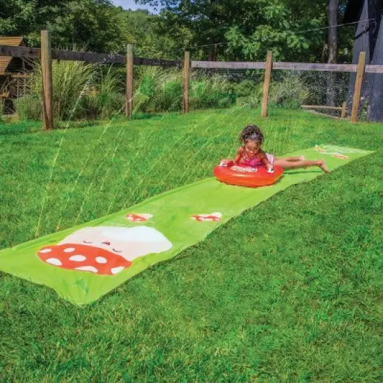 BigMouth Inc. Squishmallows Lawn Water Slide - Malcolm the Mushroom image {6}