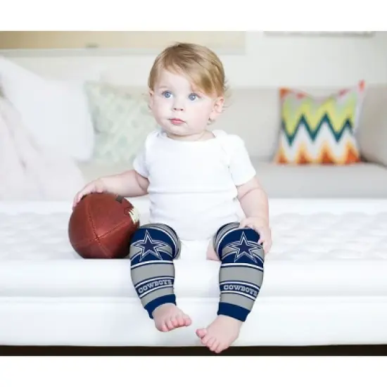 Baby Fanatic Officially Licensed Toddler & Baby Unisex Crawler Leg Warmers - NFL Dallas Cowboys image {4}