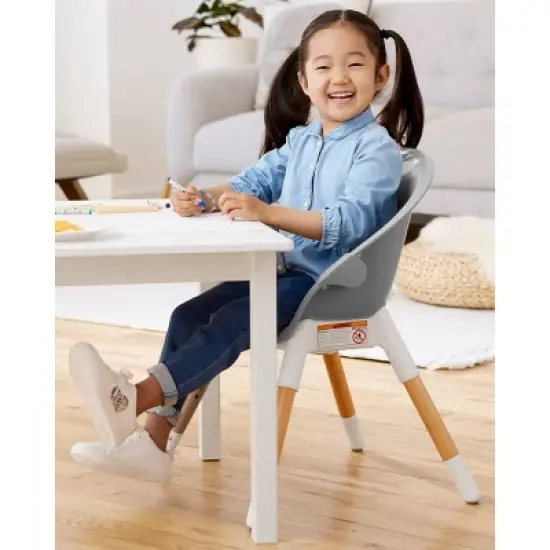 Skip Hop EON 4-in-1 High Chair - Gray/white image {9}