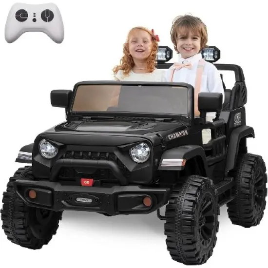 24V 2-Seater Electric Ride-On Car for Kids with Parent Remote Control, Dual 200W Motors, Music & Adjustable Speeds - Ages 3-8 Years Old image {7}