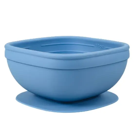 Re-Play Silicone Suction Bowl with Lid - Denim image {4}