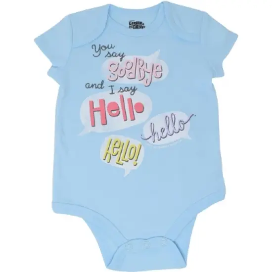 Lyrics by Lennon and McCartney Baby Girls 5 Pack Bodysuits Newborn to Infant image {2}