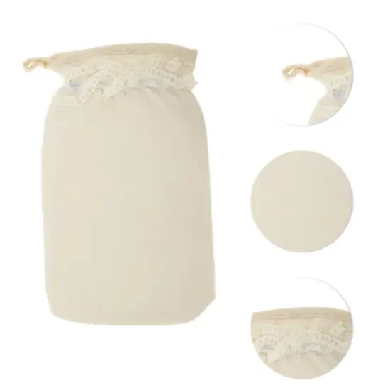 Unique Bargains Shower Gloves 8.86"x5.31" White 1 Pc image {2}