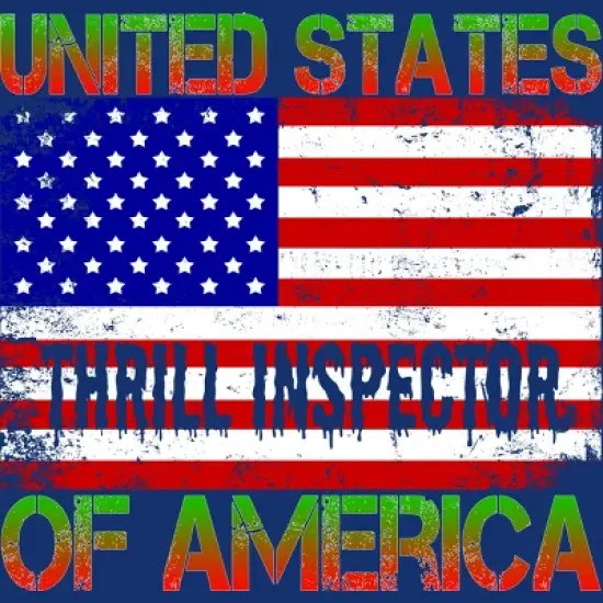 Women's Design By Humans Halloween Thrill Inspector Funny USA Military Soldier Veteran Un By TeeShirtMadness Racerback Tank Top image {1}