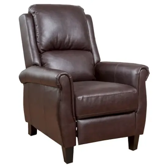 Haddan Faux Leather Recliner Club Chair - Christopher Knight Home image {6}