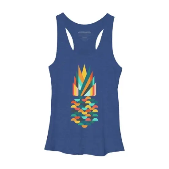 Women's Design By Humans Geometric Pineapple By radiomode Racerback Tank Top image {9}