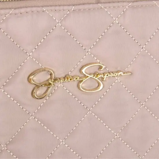 Jessica Simpson Quilted Tote - Taupe image {9}