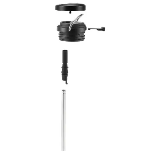 Klean Kanteen 32oz TKWide Insulated Stainless Steel Water Bottle with Twist Straw Cap - Black image {6}