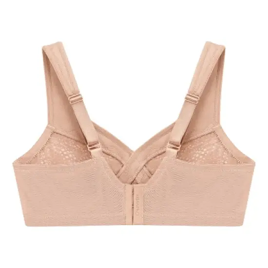 Glamorise Womens MagicLift Moisture Control Wirefree Bra 1064 Caf&eacute; Heather image {4}