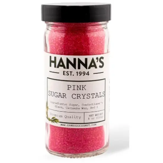 Pink Sugar Crystals Sprinkles, Hanna's Gourmet image {3}