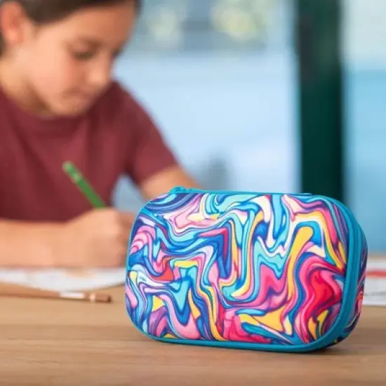 ZIPIT Colorz Pencil Case, Swirls Pencil Box image {3}