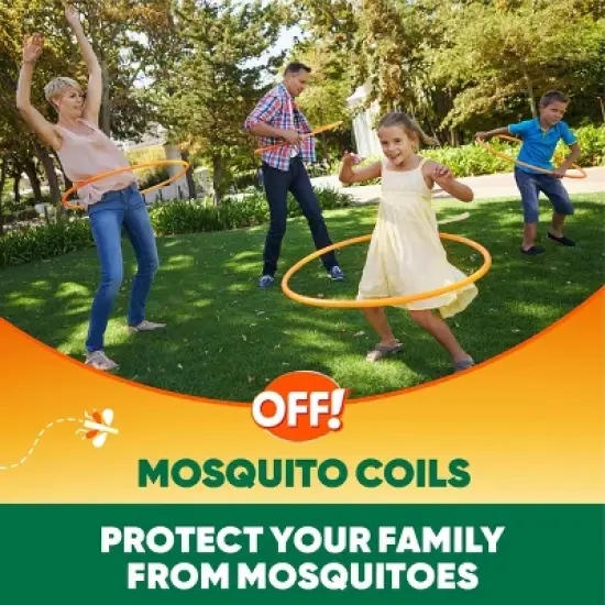 OFF! Mosquito Repellent Outdoor Coil Starter Kit - 100 Sq Ft Coverage, 4hr Duration image {6}