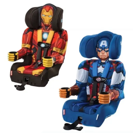 KidsEmbrace Marvel Avengers Iron Man & Marvel Avengers Captain America Car Seat image {1}