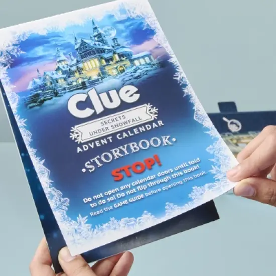 Hasbro Gaming Clue Secrets Under Snowfall Advent Board Game image {5}