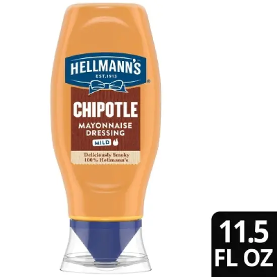 Hellman's Chipotle Mayonnaise Mild Spread & Dressing - 11.5oz image {9}