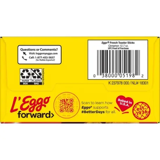 Eggo Frozen French Toaster Sticks Cinnamon - 12.7oz/32ct image {10}