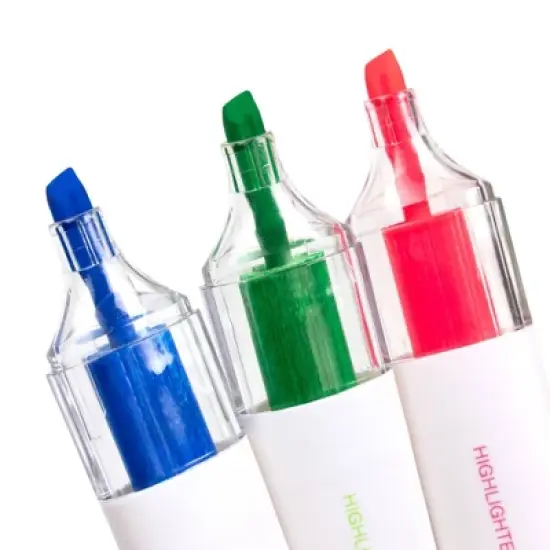 Yoobi Evolve 5pk Highlighters See-Through Barrel 5.0mm color Ink image {5}