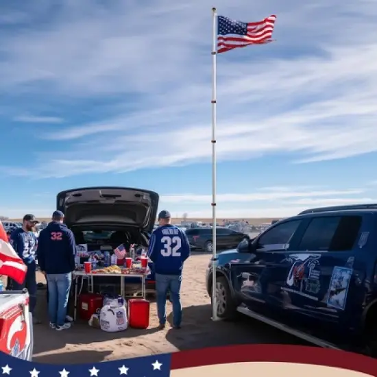 Yescom 30 ft Telescopic Lightweight Aluminum Flag Pole Kit image {8}