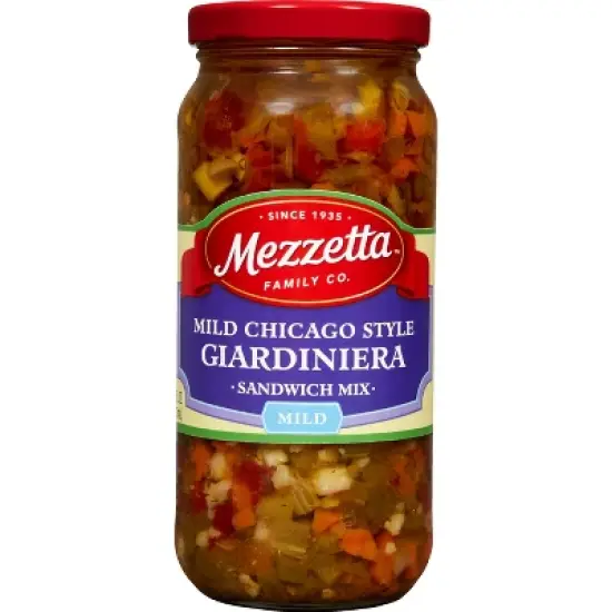 Mezzetta Chicago-Style Mild Giardiniera Italian Sandwich Mix - 16oz image {4}