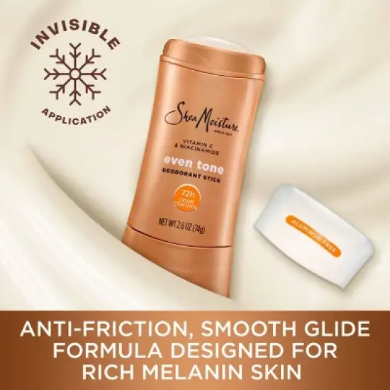 SheaMoisture Solid Deodorant Stick Even Tone - Vitamin C & Niacinamide - Aluminum-Free 2.6oz image {4}