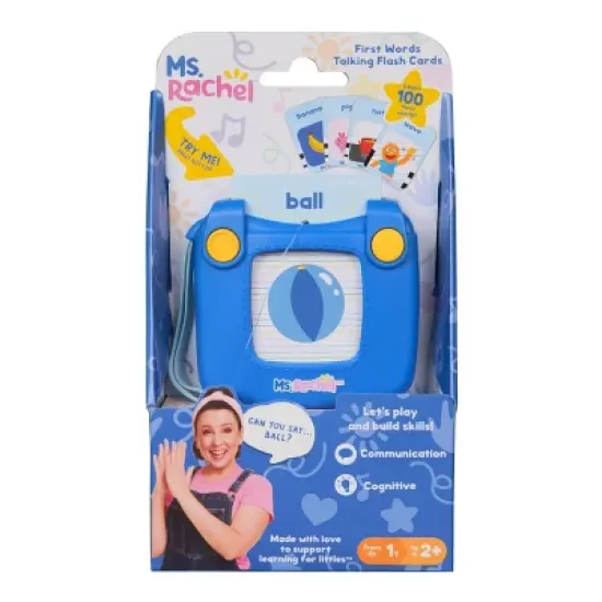 Ms. Rachel First Words Talking Flash Cards with Electronic Reader image {10}