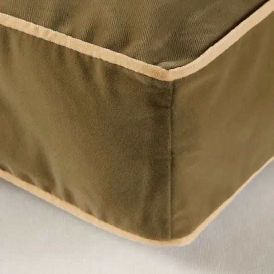 Kensington Garden Buster Rectangle Pillow Dog Bed - Moss image {3}
