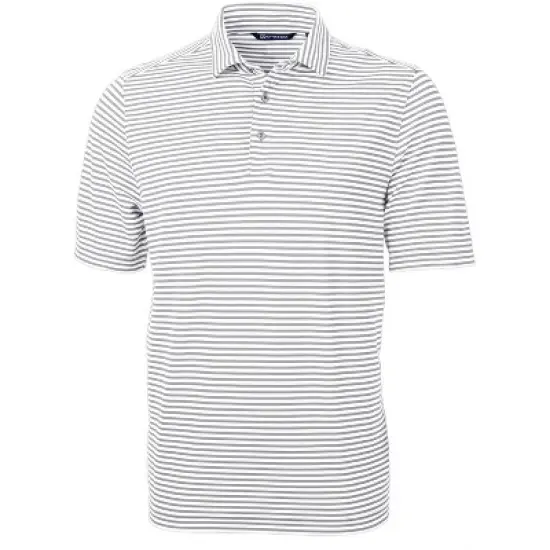 Cutter & Buck Virtue Eco Pique Stripe Recycled Mens Polo Shirt image {12}