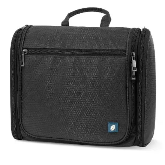 PAVILIA Large Hanging Toiletry Bag, Travel Women Men Cosmetic Organizer, Water Resistant Makeup Accessories Essentials Kit image {8}