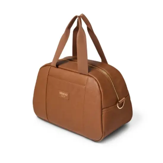 Igloo Luxe Satchel Cooler Bag - Cognac image {6}