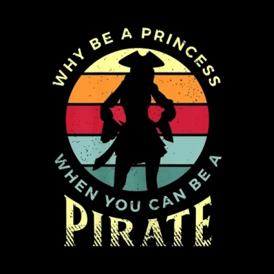 Junior's Design By Humans Funny Pirate Freebooter Buccaneer By MINHMINH T-Shirt image {1}