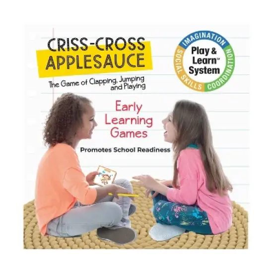 Briarpatch Criss-Cross Applesauce Board Game: Creative Thinking Educational Game for 2-4 Players, Includes Cards & Sticks image {9}