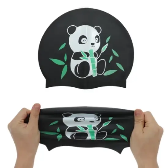 Unique Bargains Kid's Silicone Animal Swim Cap 1 Pc image {4}