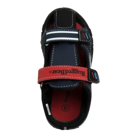 Rugged Bear Boys' Toddler Closed Toe Officer and Fireman Theme Active Sport Sandals with Adjustable Hook-and-Loop Closure (Toddler) image {4}