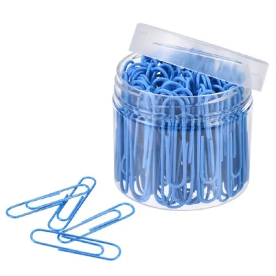 Unique Bargains Medium Metal Prevent Tearing Pages Home Office Paper Clip 100 Pcs image {6}