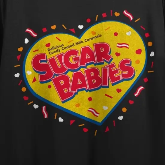 Sugar Babies Logo Women&rsquo;s Black Crop Tee- image {1}